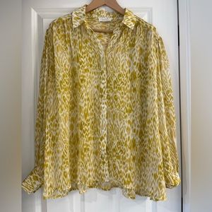 Anine Bing Caleb silk blouse